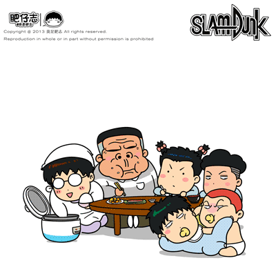 肥志和灌篮的一家子 #肥仔志漫画卡通形象设计# |动漫