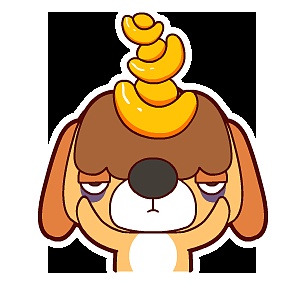 疲倦狗——翔通动漫原创表情