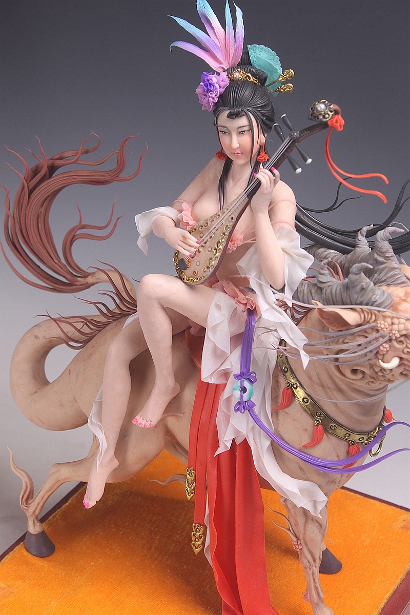 贺加贵面塑(玄幻神兽美女)