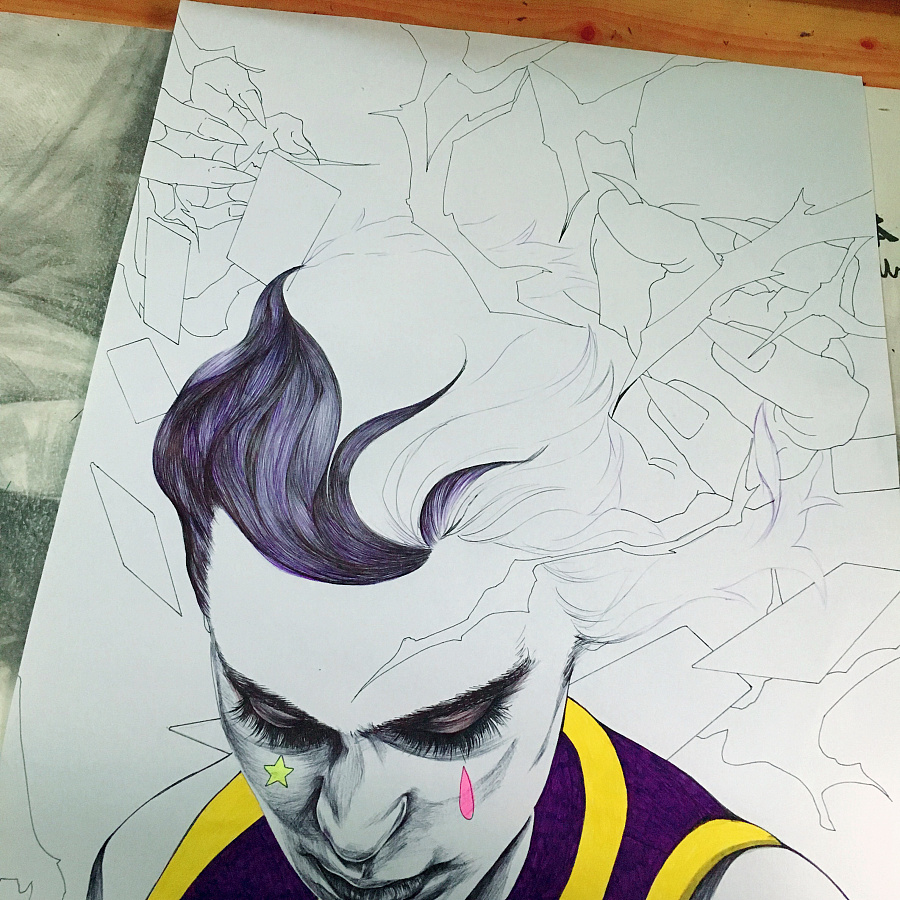 致西索|绘画习作|插画|老猫只 - 原创设计作品 - 站酷 (ZCOOL)