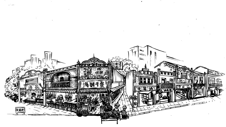 湛江渔品品牌插画设计|商业插画|插画|黄景辉 -
