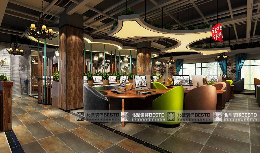 南京网吧装修网咖设计|室内设计|空间\/建筑|重庆