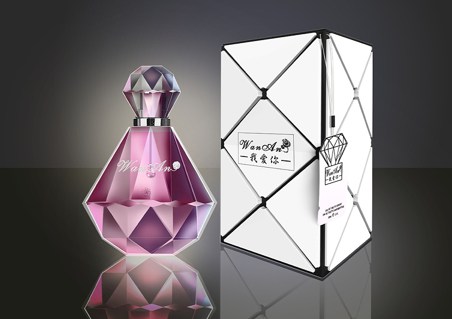 可发光式概念香水瓶及外包装设计|包装|平面|la