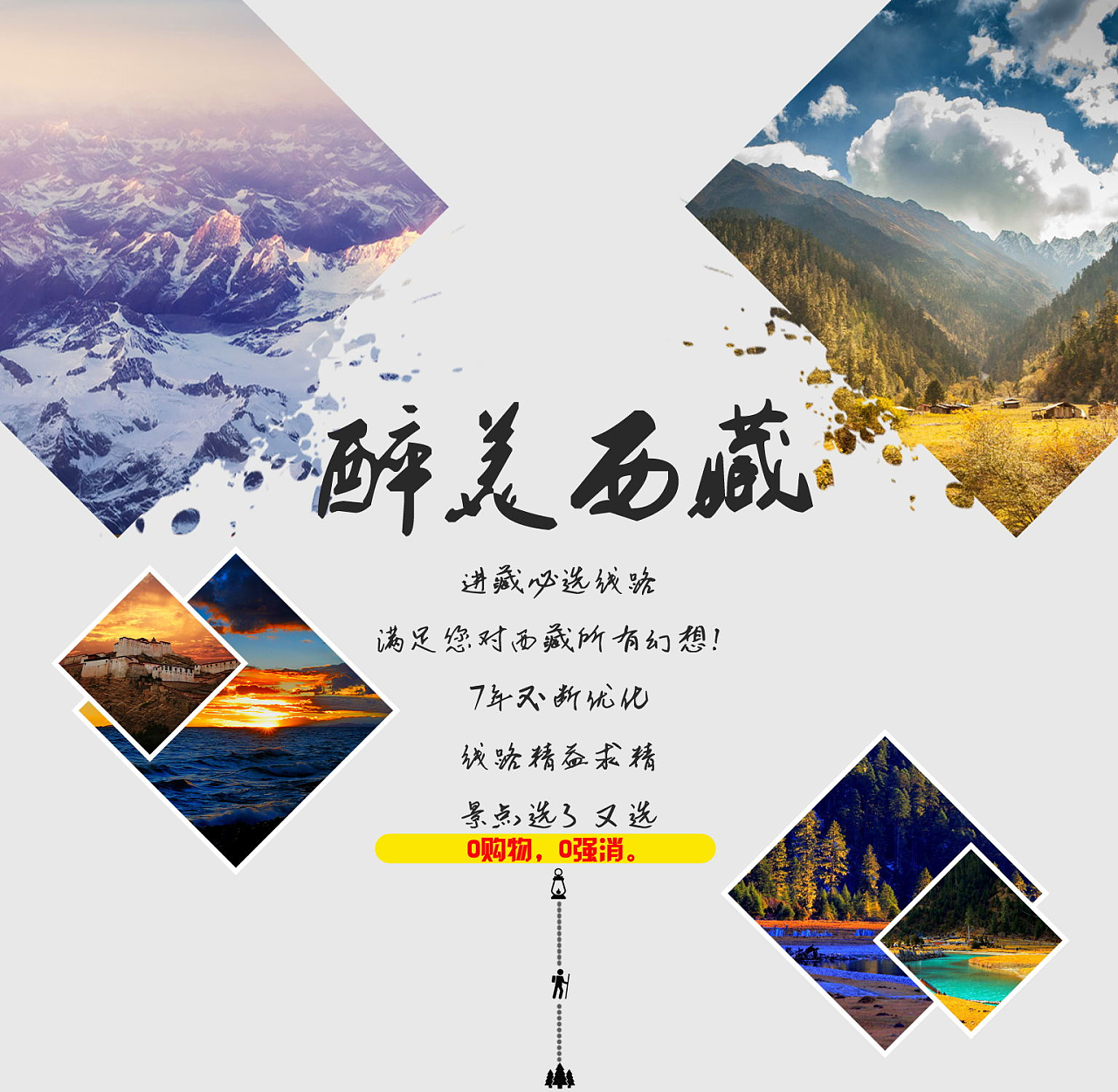 途牛网旅游类详情页制作(西藏一篇)|平面|海报|