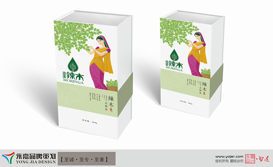 辣木系列包装设计|包装|平面|gluck_my - 原创设