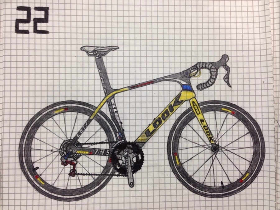 公路车手绘|像素画|插画|13828891501bb - 原创