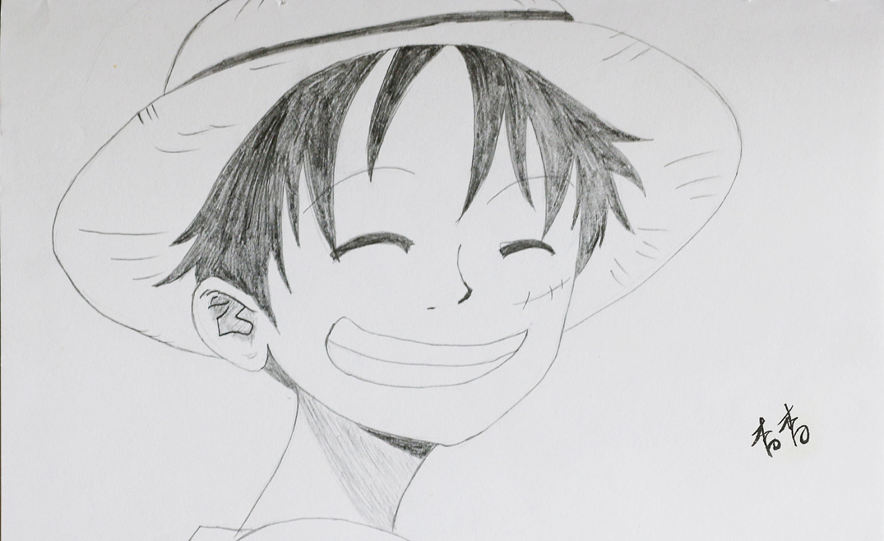 学生时期画的动漫人物