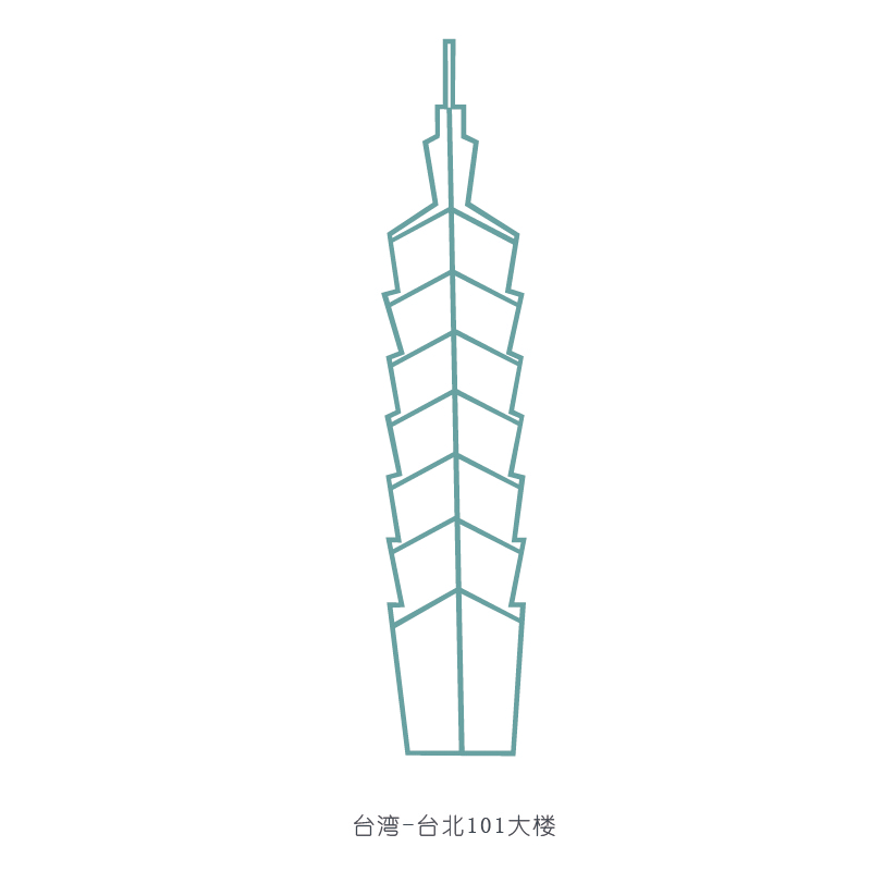 中国各省份标志性建筑|图形\/图案|平面|西柚丫头