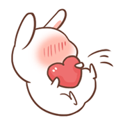 兔白白--微信表情设计