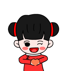 嘻嘻过大年|动漫|网络表情|fv1x - 原创作品 - 站酷