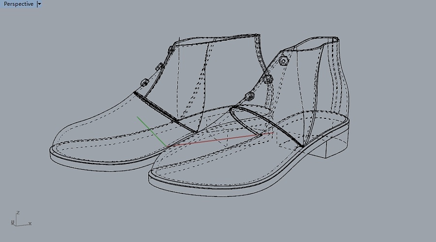 鞋样设计RHINO|其他三维|三维|AFLO - 原创设计