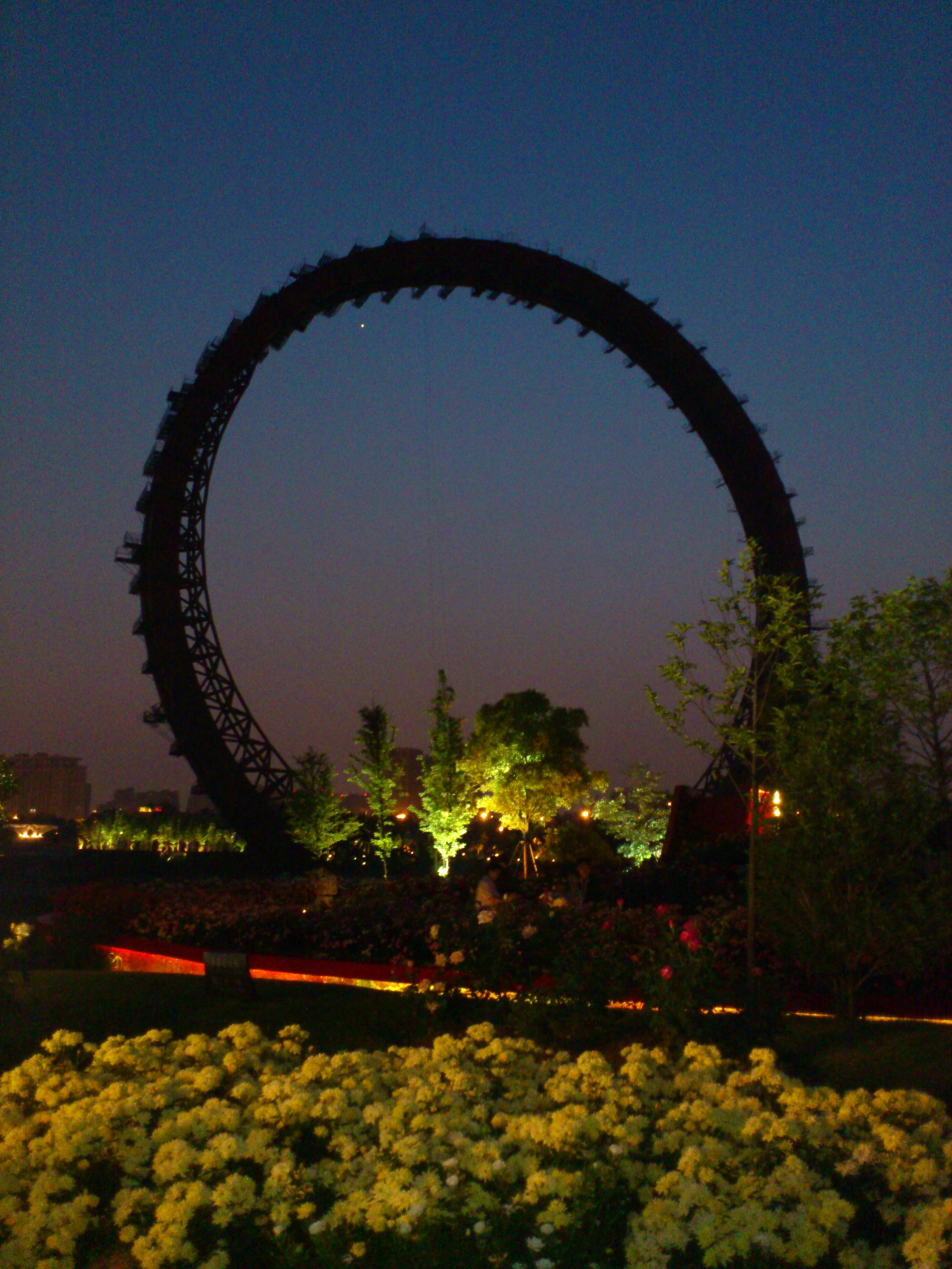 未完工的常州东经120公园摩天轮|摄影|风光