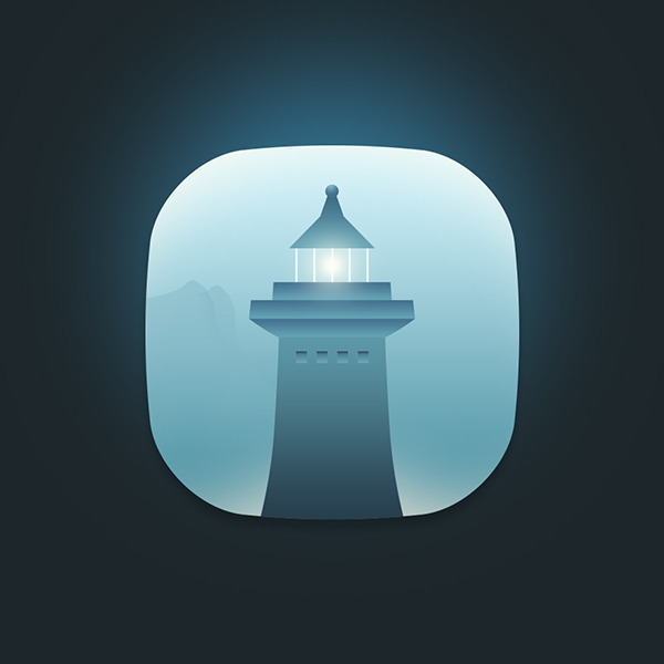 GUI-图标 灯塔、游泳圈、水母|图标|UI|南方少年 - 原创设计作品 - 站酷 (ZCOOL)