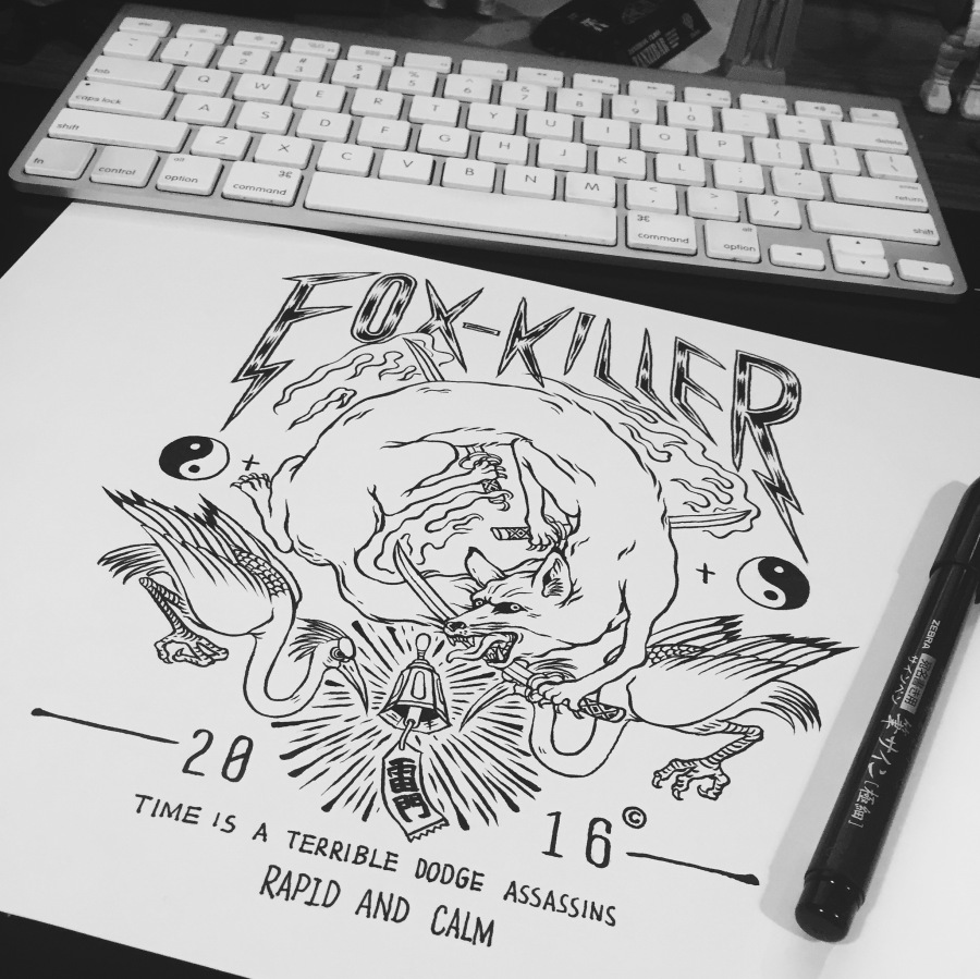 狐狸刺客|商业插画|插画|耿先生 - 原创设计作品