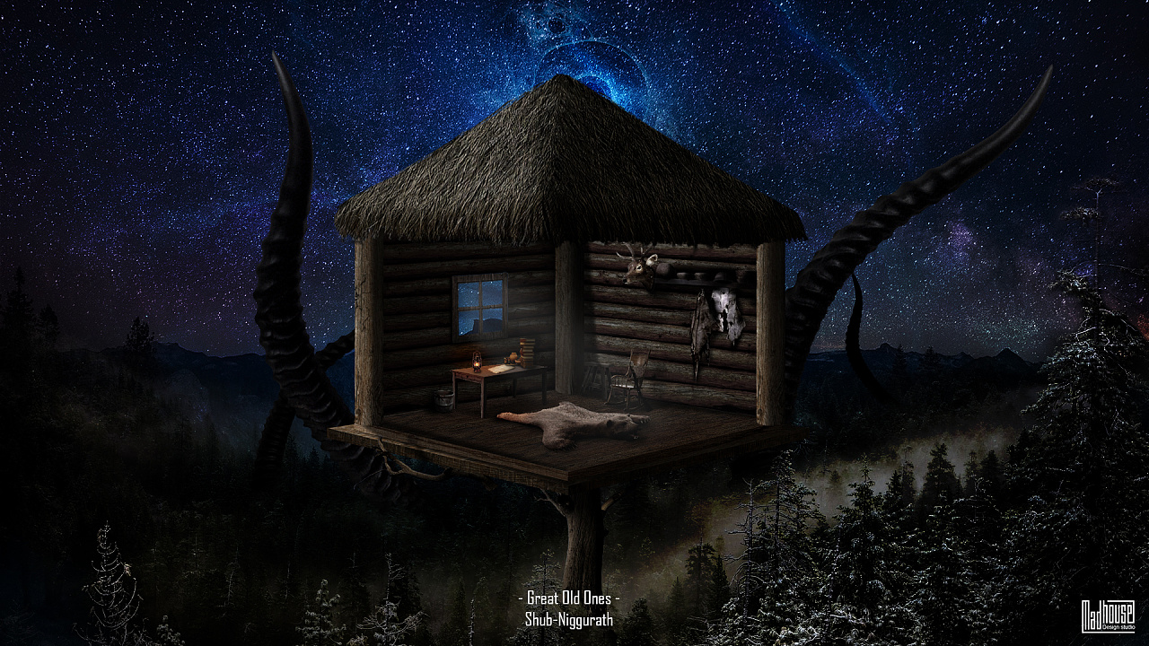 《旧日支配者的房间》|平面|其他平面|邪恶的橘子 - 原创作品 - 站酷 (ZCOOL)