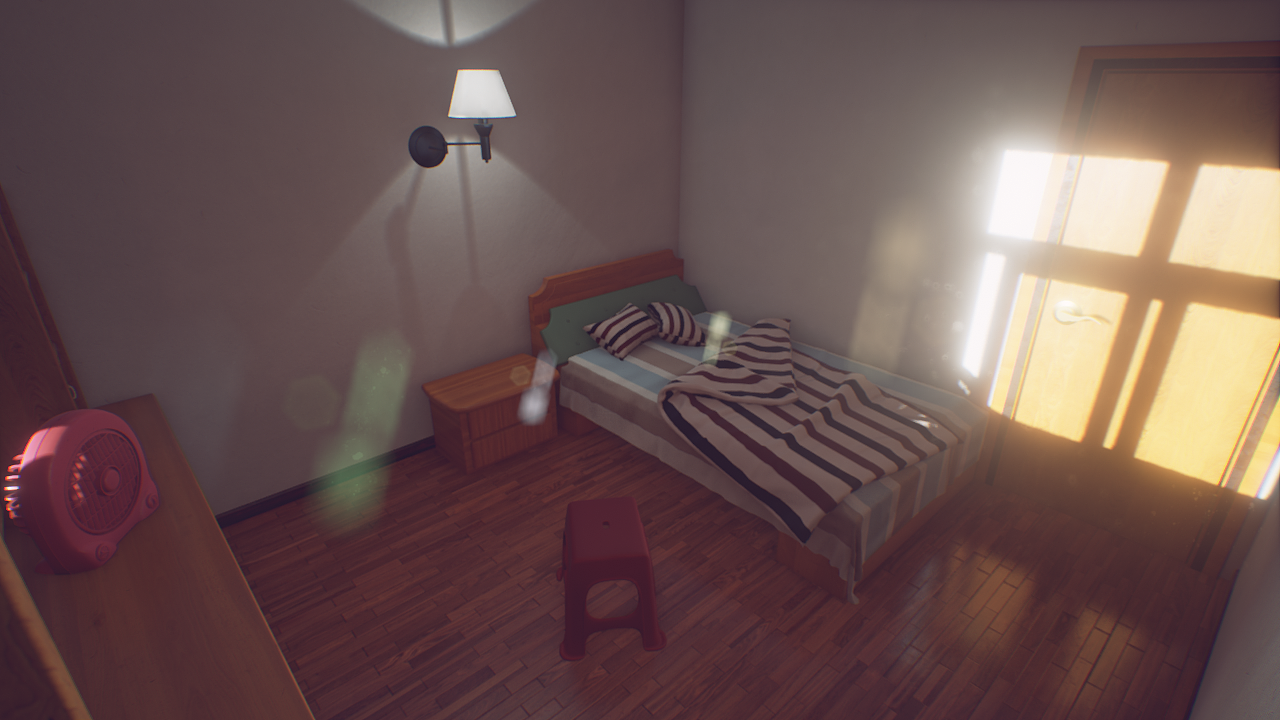 我的卧室|三维|场景|戴老师的渲染作坊 - 原创作品 - 站酷 (ZCOOL)