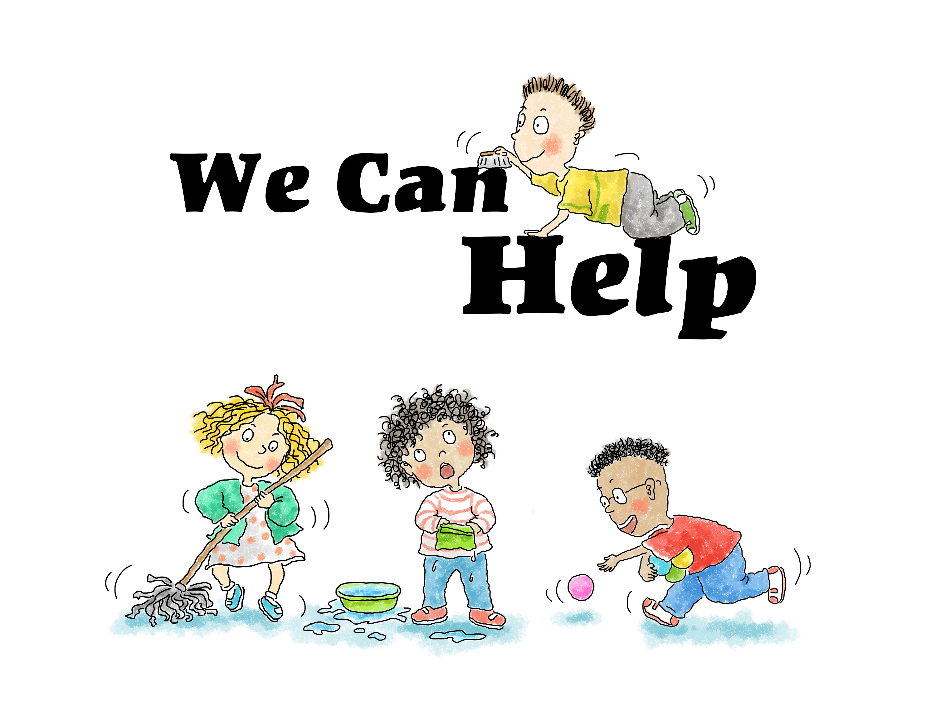 We can help|插画|儿童插画|CarolZXY - 原创作品 - 站酷 (ZCOOL)