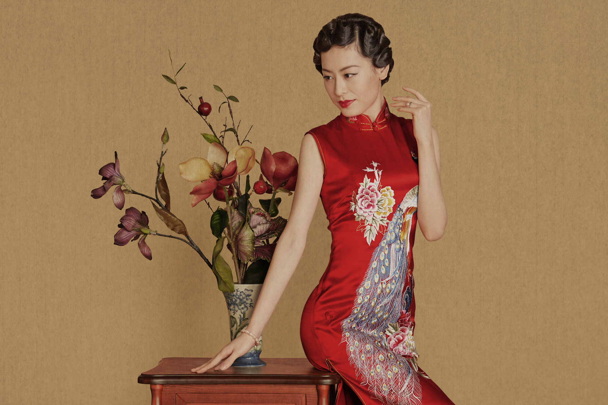 模特聃聃 中国风旗袍拍摄 模特拍摄 - 广州北斗摄影公司