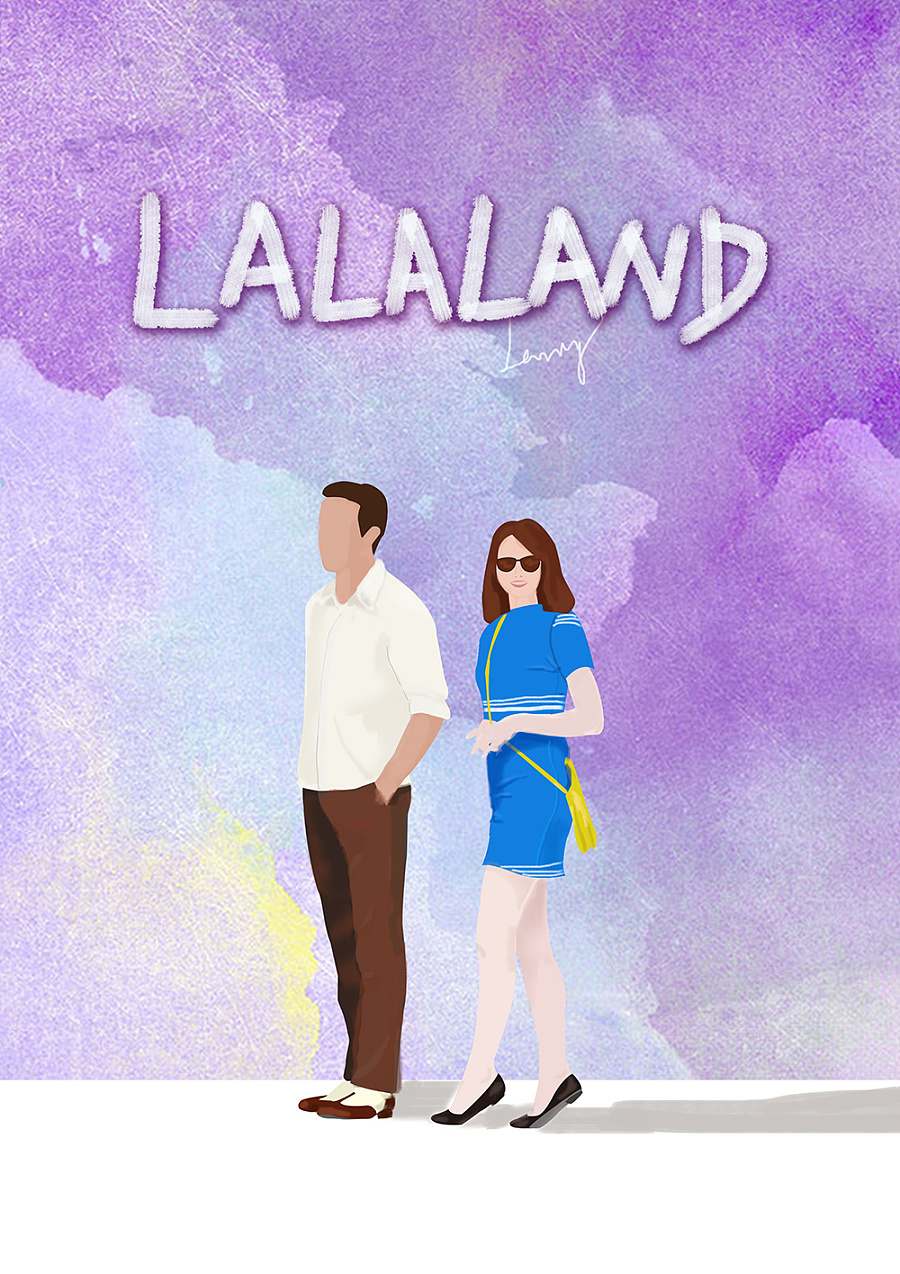 画喜欢的电影|lalaland|其他绘画|插画|lanxiaolan