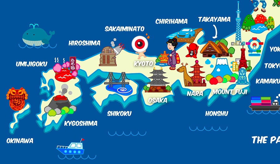 日本地图|海报|平面|matthew_li - 原创设计作品 