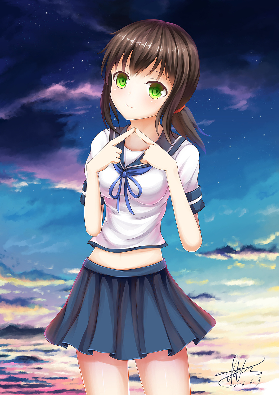 2016年二次元动漫插画整理,二小姐,蕾姆拉姆,艾米莉娅,岛风,吹雪,无名,洛天依等|绘画习作|插画|依然z - 原创设计作品 - 站酷 (ZCOOL)