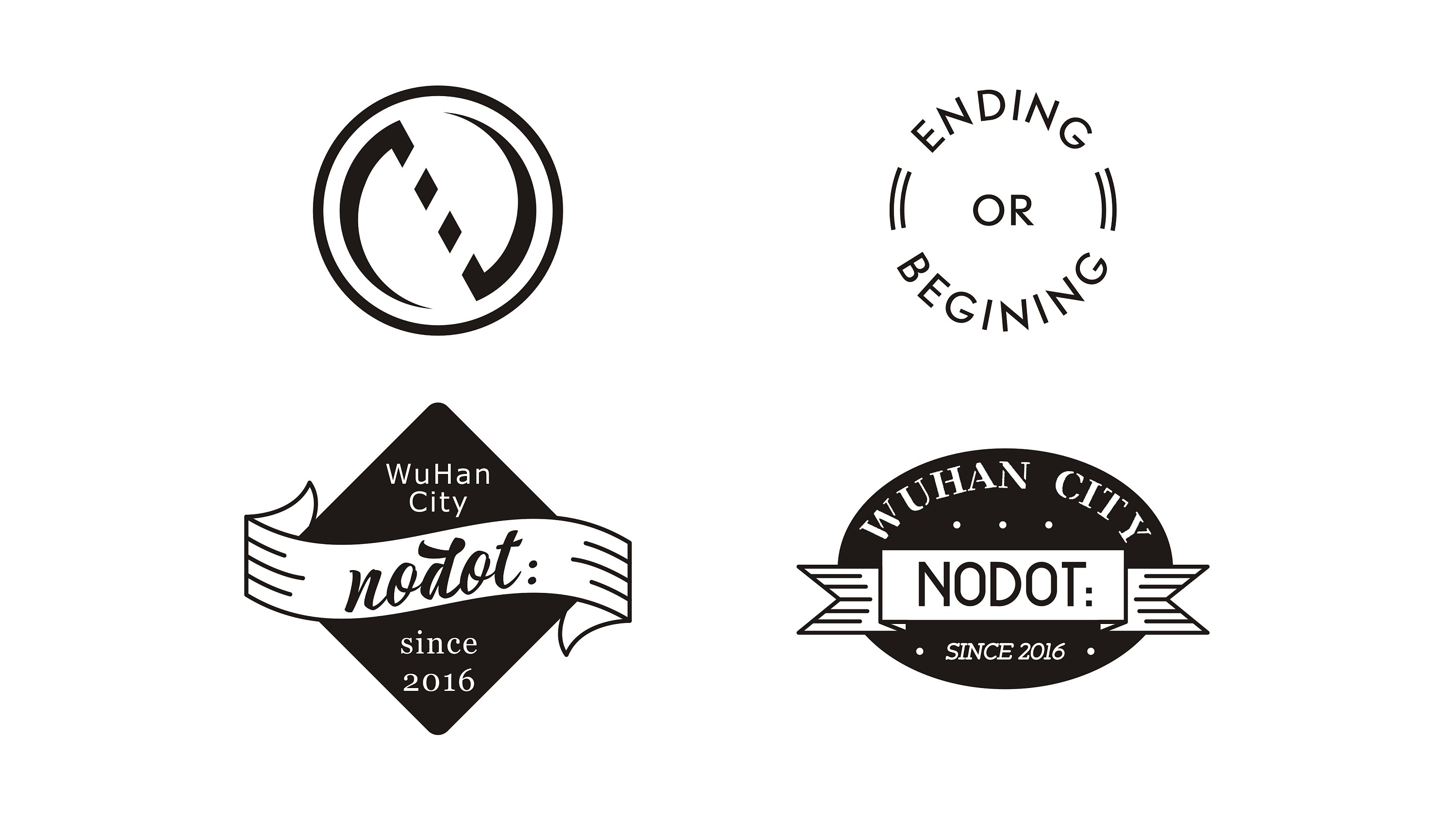 国潮街头品牌NODOT logo设计|平面|品牌|鸟玮