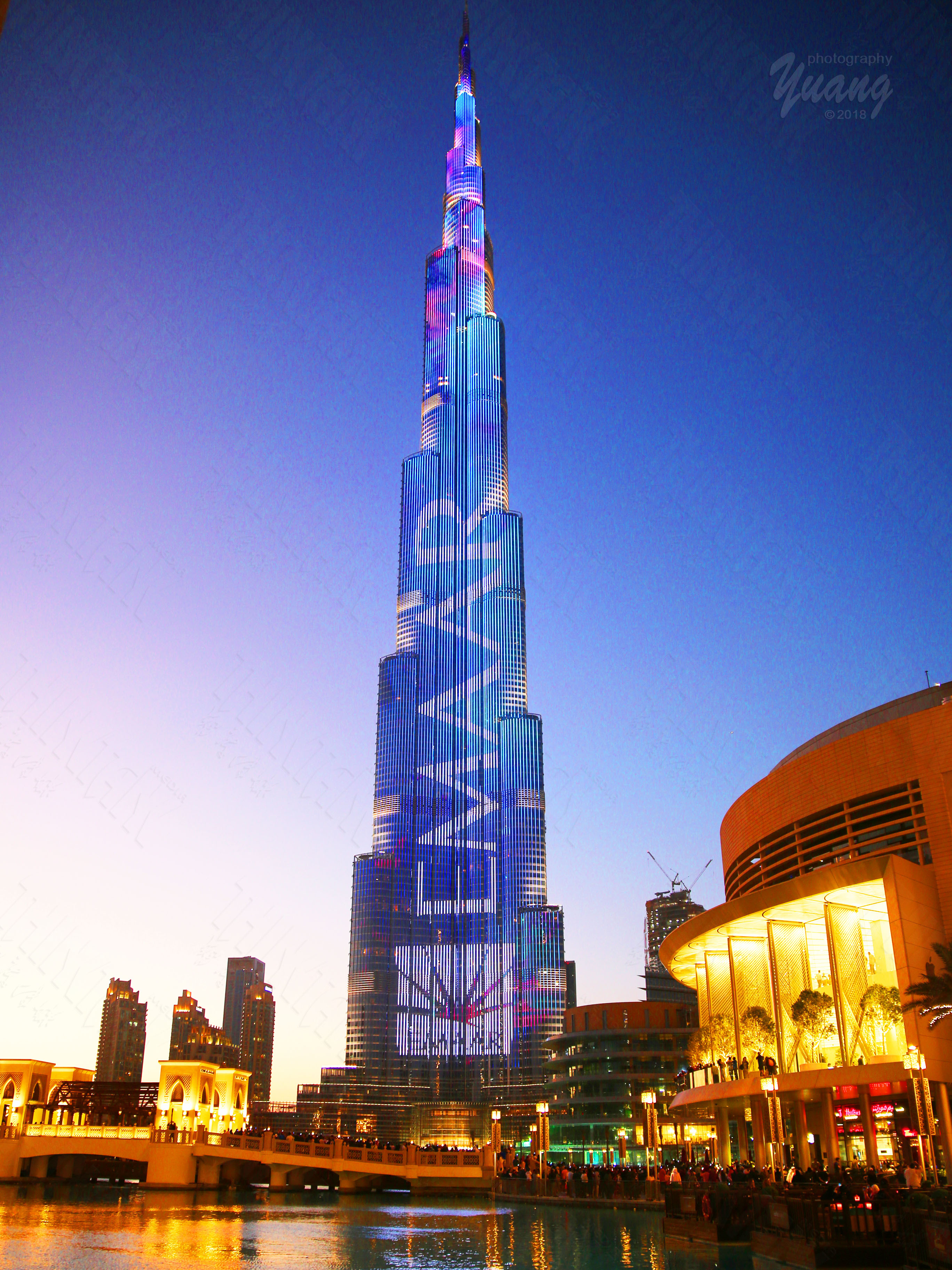 哈利法塔Burj Khalifa Tower声光秀--于洋摄影