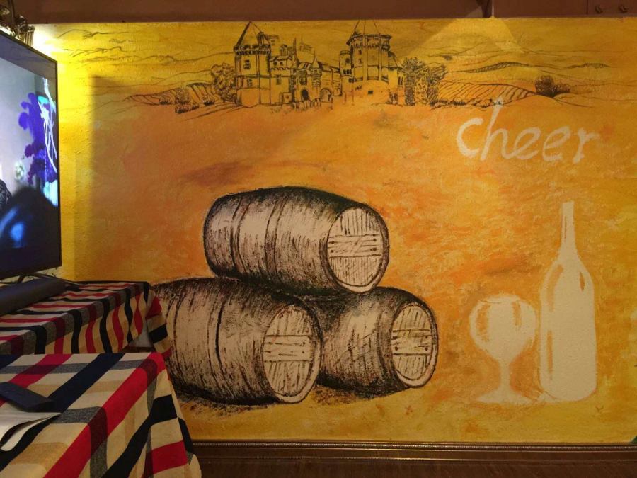 酒吧墙绘|绘画习作|插画|zishidexing - 原创设计