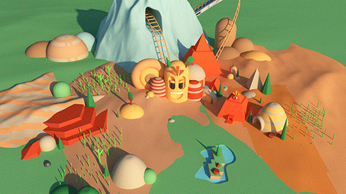 一周一练|三维|场景|小白射手 - 原创作品 - 站酷