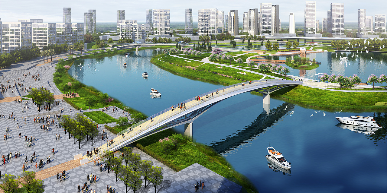 佛山三山文翰湖公园设计|空间|景观设计|Lexizhu - 原创作品 - 站酷 (ZCOOL)