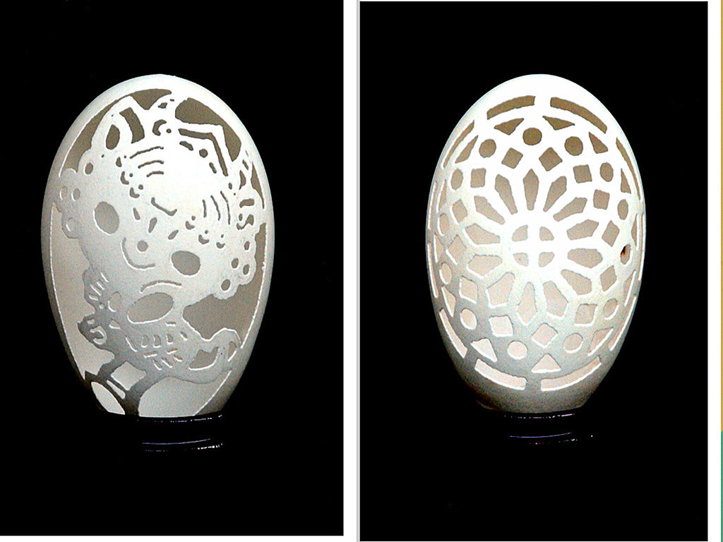 蛋壳雕刻【鹅蛋】|纯艺术|其他艺创|梦随心飞 - 原创作品 - 站酷 (ZCOOL)