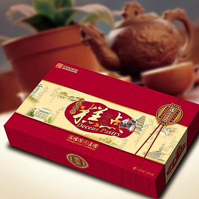 中式糕点礼盒设计