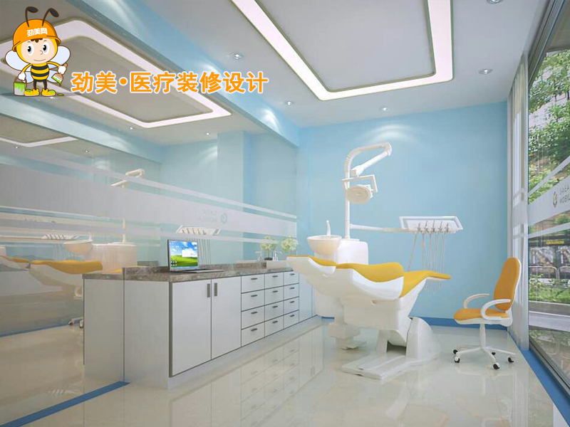 牙科诊所设计口腔医院设计之劲美设计|室内设