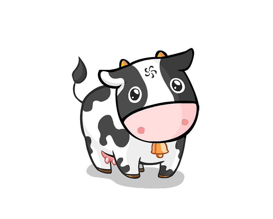 [品牌设计已商用] 小奶牛--形象logo设计、吉祥物设计|平面|吉祥物|Miss踢 - 原创作品 - 站酷 (ZCOOL)