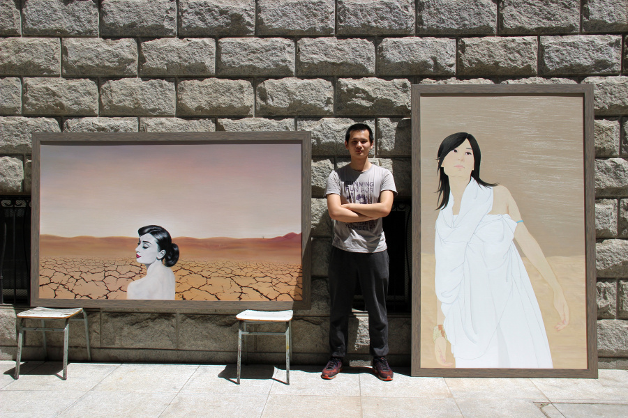 原创作品:《人与自然》王亚克 油画系 天津美术