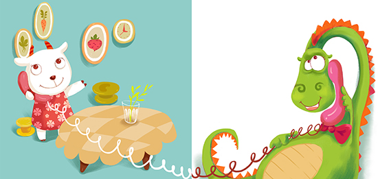 《怕痒痒的恐龙》|儿童插画|插画|肥猫BEASE - 原创设计作品 - 站酷 (ZCOOL)