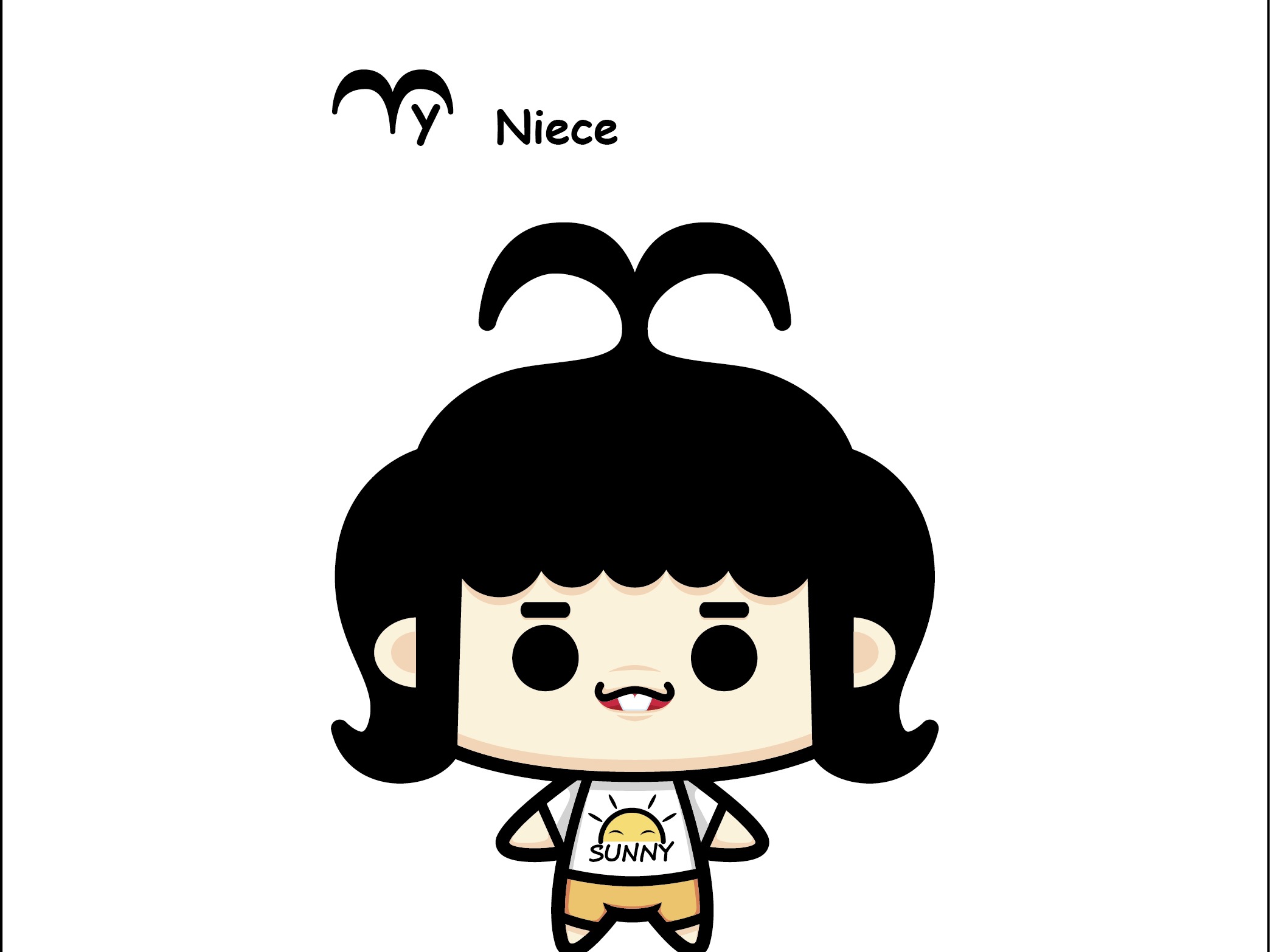 我的外甥女my niece