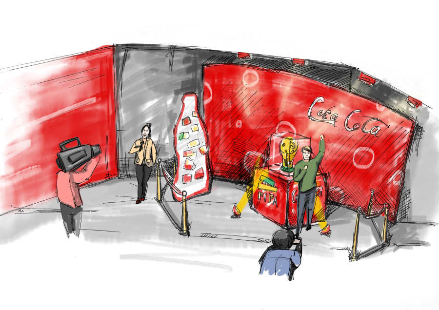 可口可乐世界杯全球巡游中国站活动策划设计|