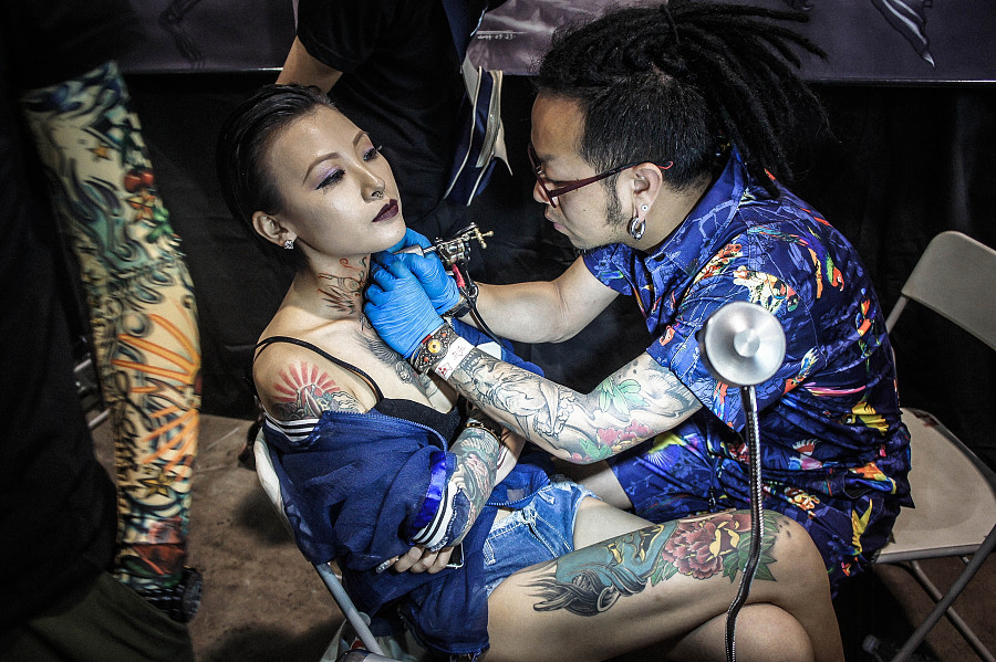 【纹身】走近2015廊坊纹身展|人像|摄影|李纹肆