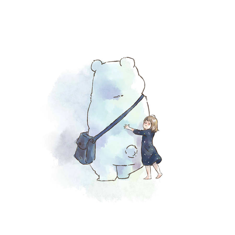 白熊先生|绘画习作|插画|活鬼_dt - 原创设计作品 - 站酷 (ZCOOL)