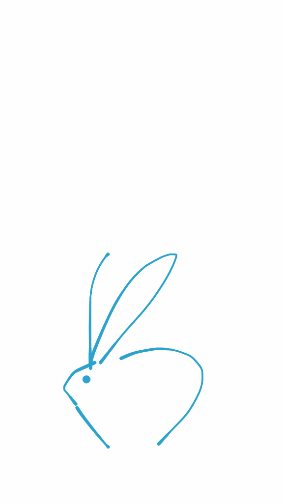 小兔子简化|绘画习作|插画|第二海洋 - 原创设计