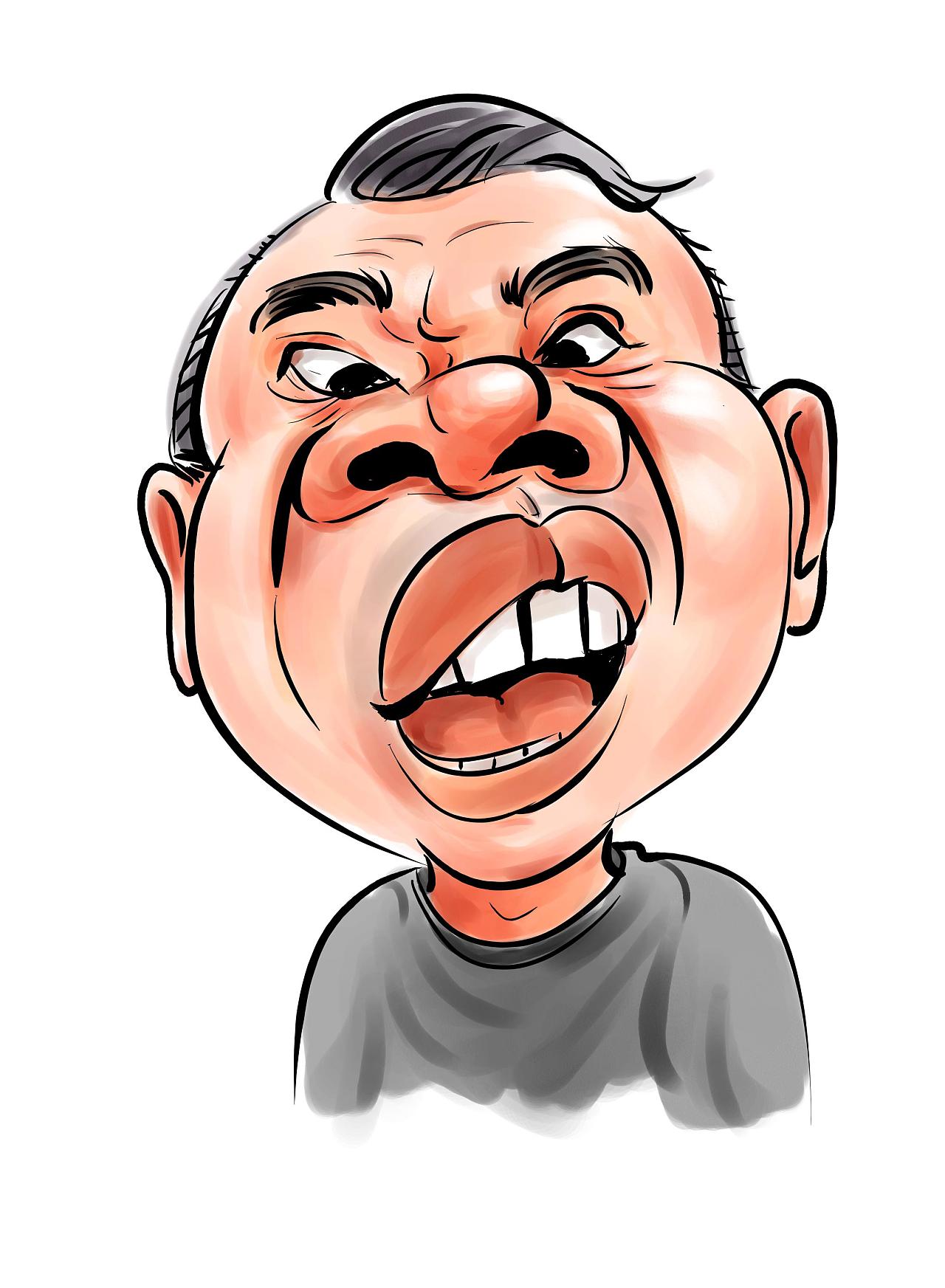 潘长江肖像漫画