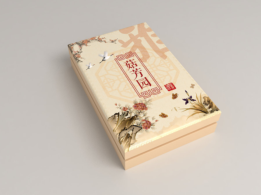 迎新年五套传统食品礼盒设计|包装|平面|xihugu