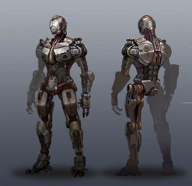 成都  |  插画师 很久以前做的机甲设计 原创  -  插画  -  游戏原画