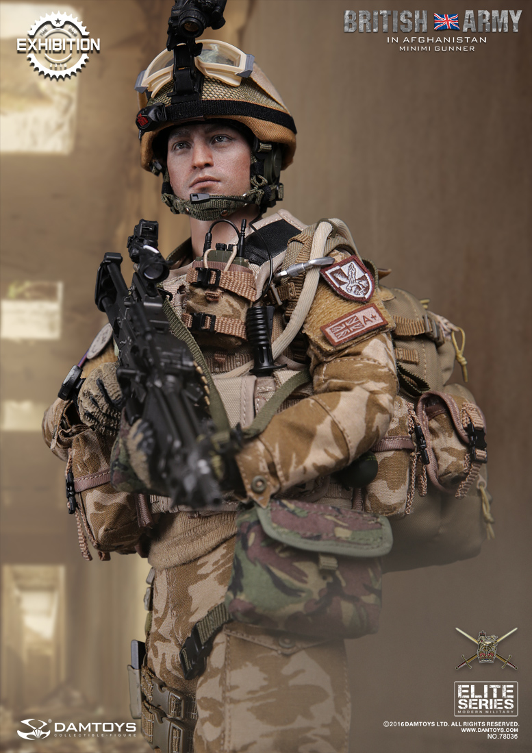 2016 会场限定品 第二弹-1\/6 英国陆军在阿富汗 -MINIMI 机鎗手|玩具|工业\/产品|DAMTOYS - 原创设计作品 - 站酷 (ZCOOL)