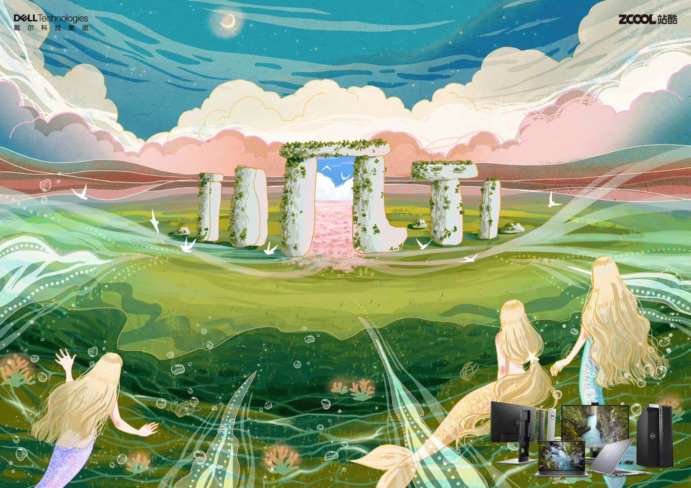 海的女儿|平面|海报|宵乐 - 原创作品 - 站酷 (zcool)