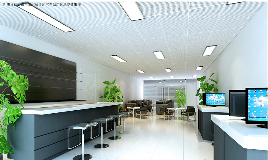 自贡奥迪4S体验店-成都体验店装修|室内设计|空