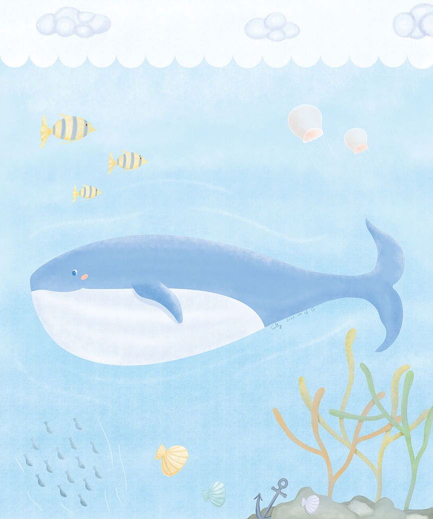 儿插快乐的小鲸鱼