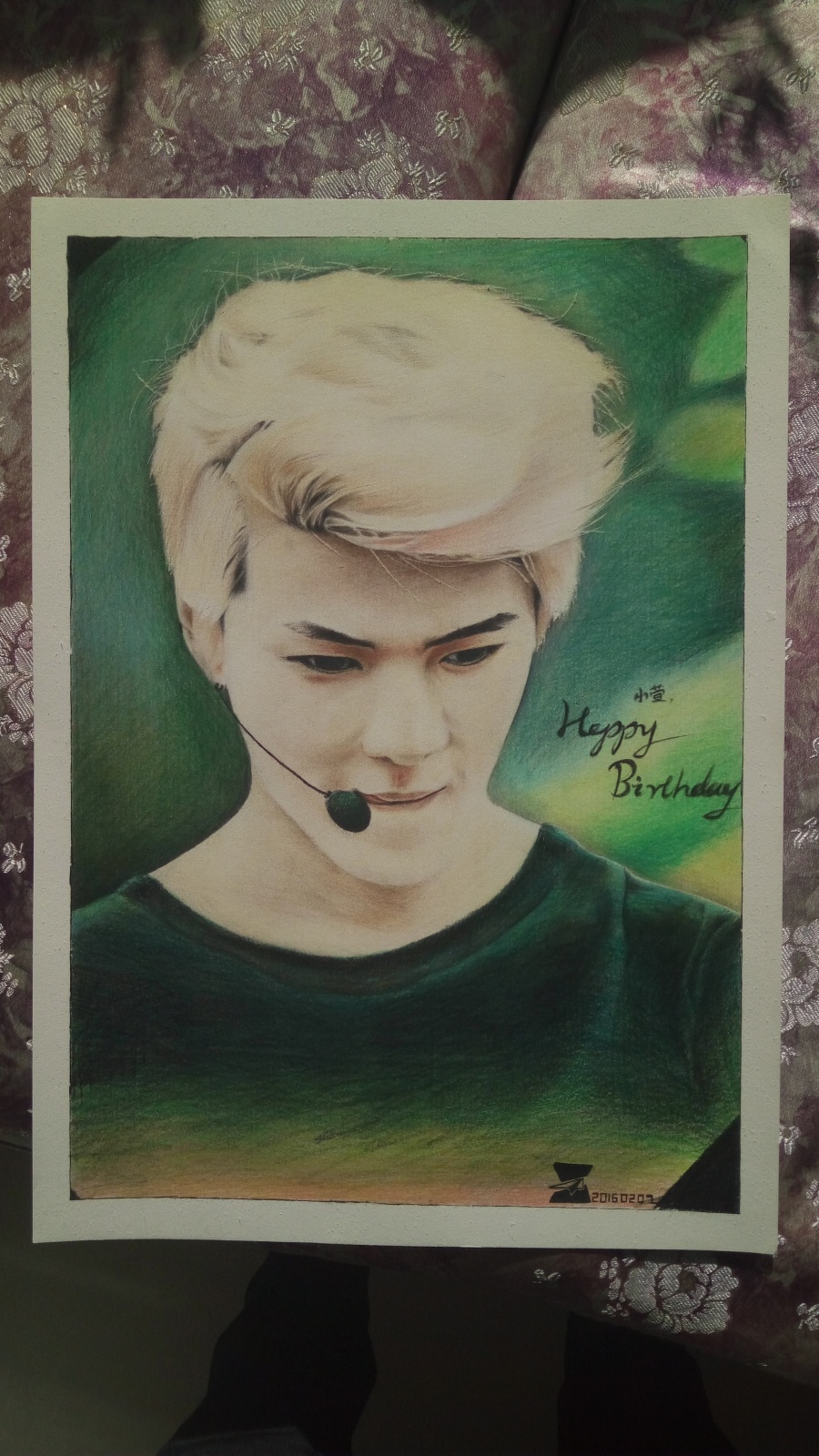 送妹妹的生日礼物。|彩铅|纯艺术|纸O墨o - 原创