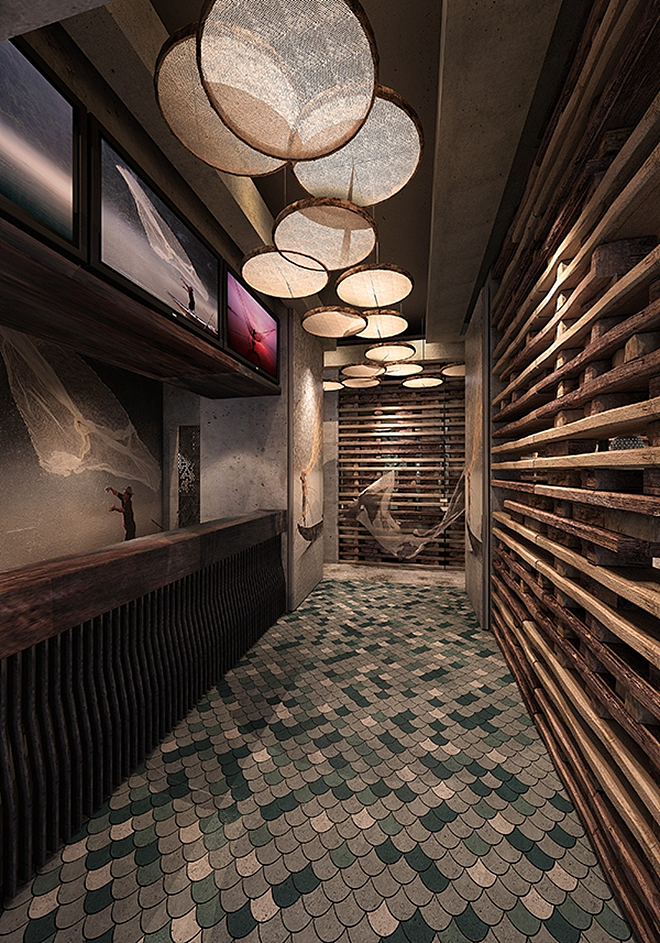郑州烤鱼店设计公司|烤鱼店装修设计效果图|空间|室内